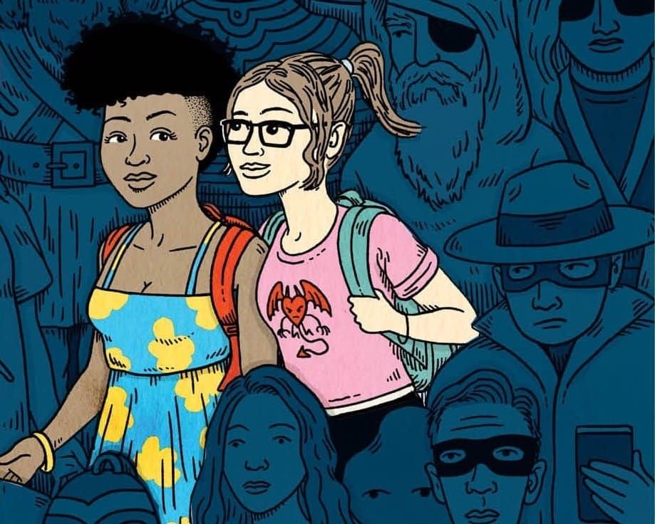 The main characters from the cover of SHIP IT