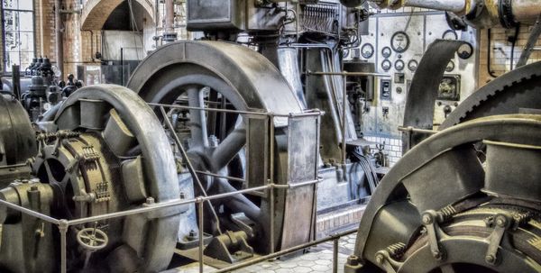 Image of the interior of a turbine