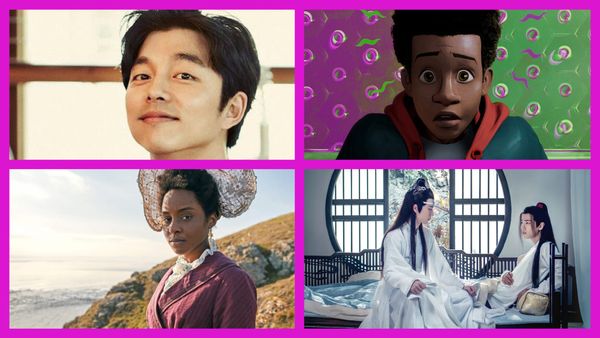 Upper left: Choi Han-kyul, Coffee Prince. Upper right: Miles Morales, Spider Verse. Lower left: Georgiana Lambe, Sanditon. Bottom right: Lan Wangji & Wei Wuxian, The Untamed.