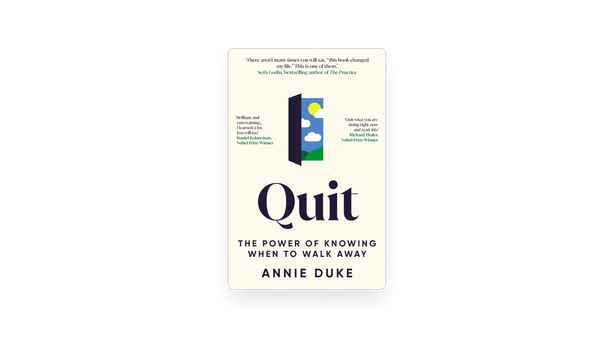 Quit by Annie Duke 📖