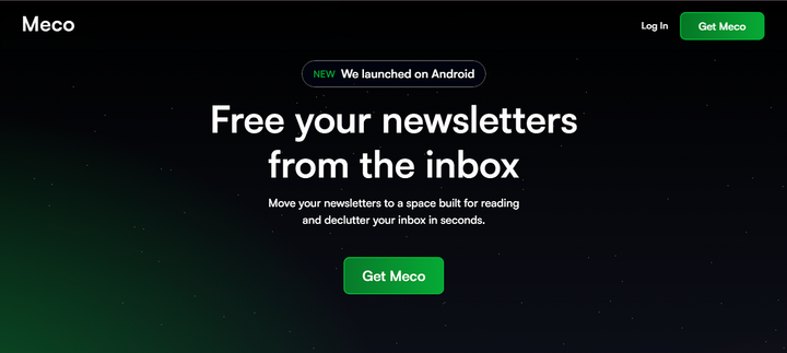 Meco: A better way to read newsletters