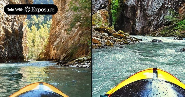 Packrafting río Giffre tramo Gorges Tines - Sixt Fer a cheval - Samoens