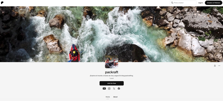 Packrafting.cat también en Patreon