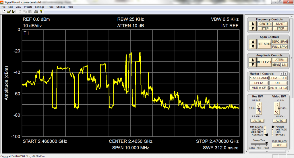 30% power for 20 seconds