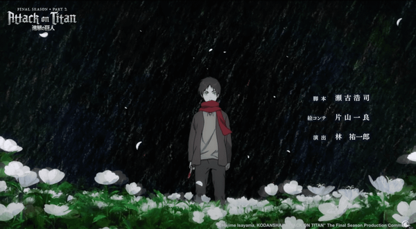 Eren and Mikasa Giving the Same Energy in AoT Endings