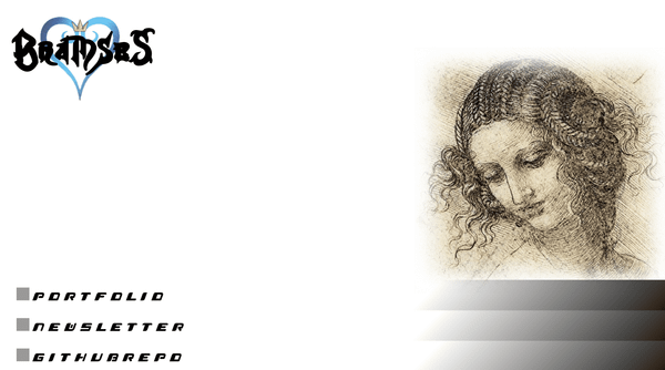 Kingdom Hearts Menu Style Portfolio