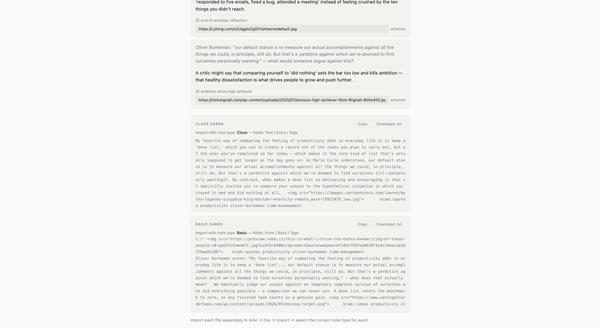 Anki from Any Book Quote