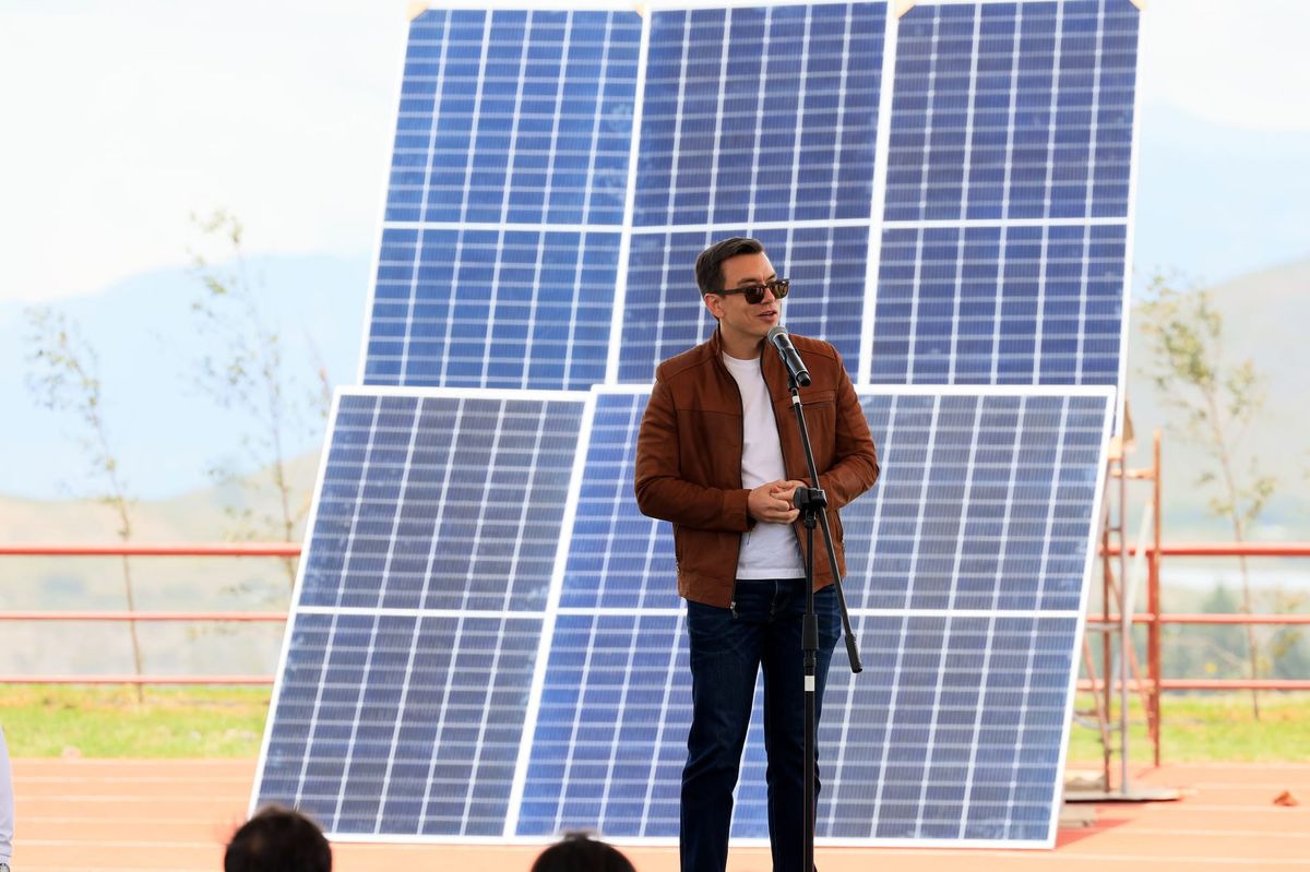 No a mercados de carbono y a fondo de conservación: los argumentos de Daniel Noboa