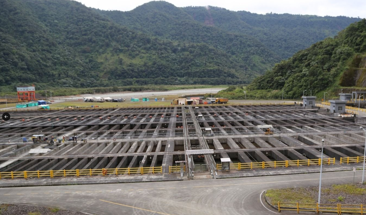 La erosión regresiva del río Coca sigue y se acerca a la central hidoeléctrica