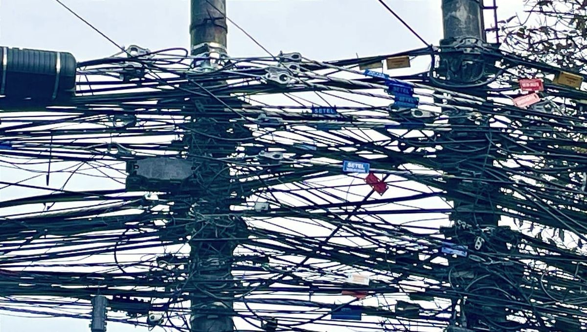 La difícil batalla de Quito contra miles de kilómetros de 'tallarines'