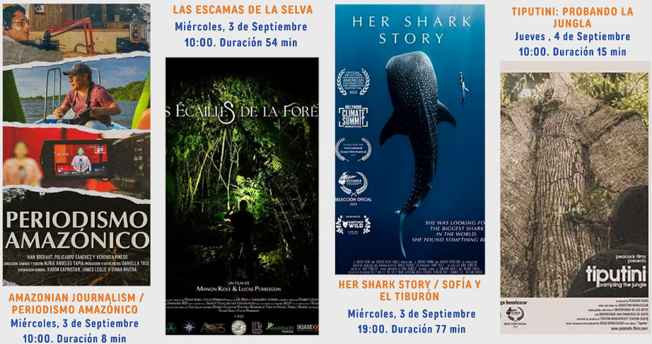 Con tres días de cine ambiental en Puyo empieza Ecoador 2025