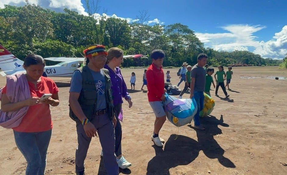 Contaminación del agua pone en riesgo a los niños en Taisha