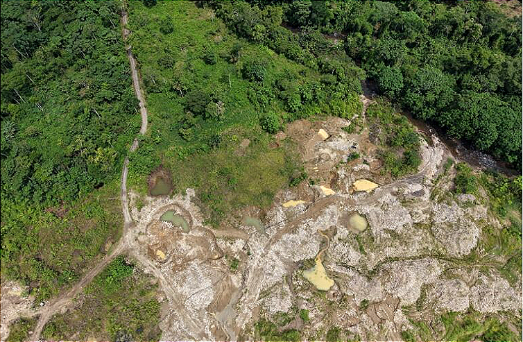 La deforestación por minería en Morona Santiago se duplicó en 4 años