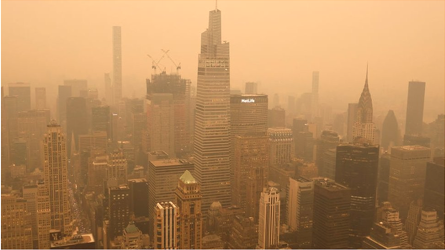 El humo de incendios en Canadá sigue impactando en Nueva York