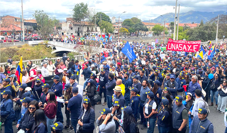 La defensa del agua convoca a una masiva marcha en Cuenca