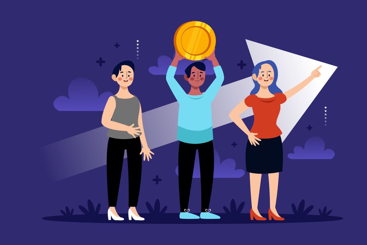 ILUSTRACIÓN ECONOMÍA VIOLETA