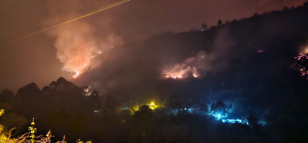 Incendio en Loja