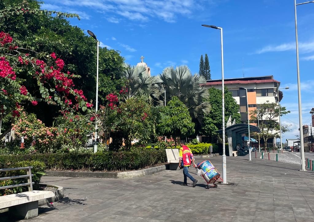 Parque Doce de Mayo en el Puyo