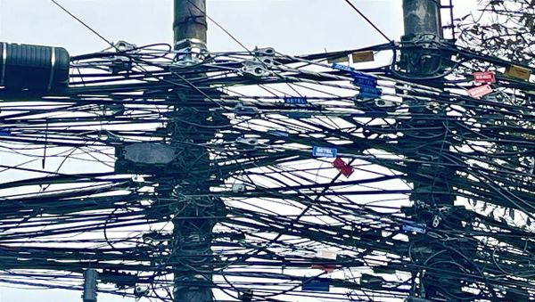 La difícil batalla de Quito contra miles de kilómetros de 'tallarines'