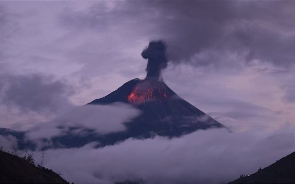 A 20 años de la gran erupción del volcán Tungurahua