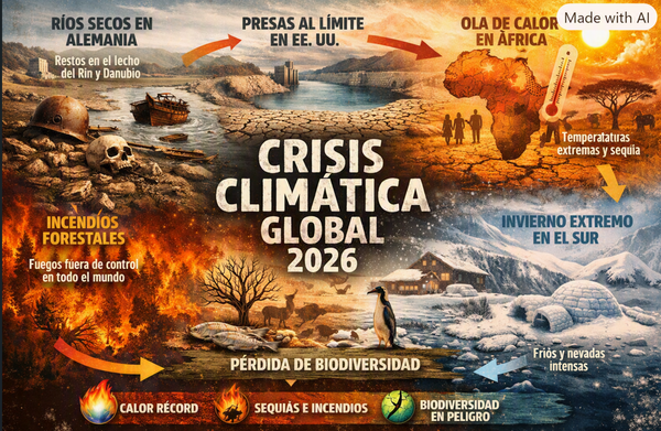 Mientras el hemisferio norte arde, el hemisferio sur se congela