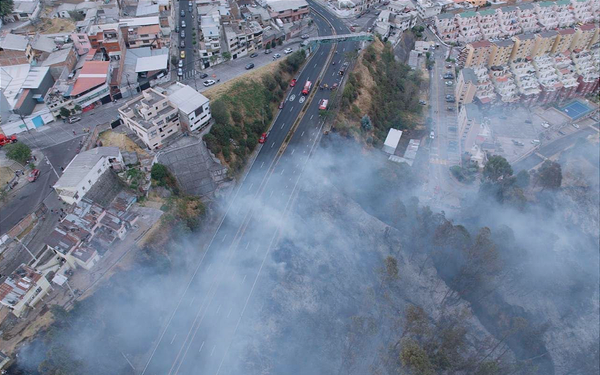 Pichincha, la provincia con más incendios forestales en 2026