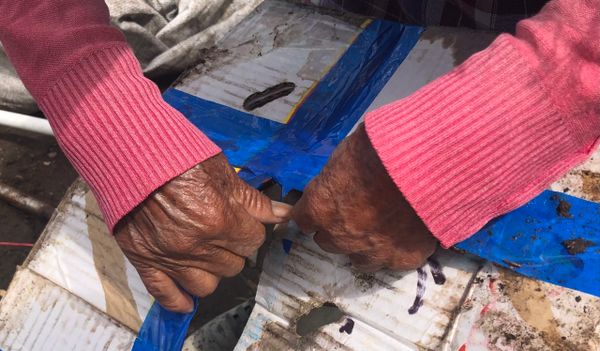 Los recicladores de la tercera edad son los más vulnerables