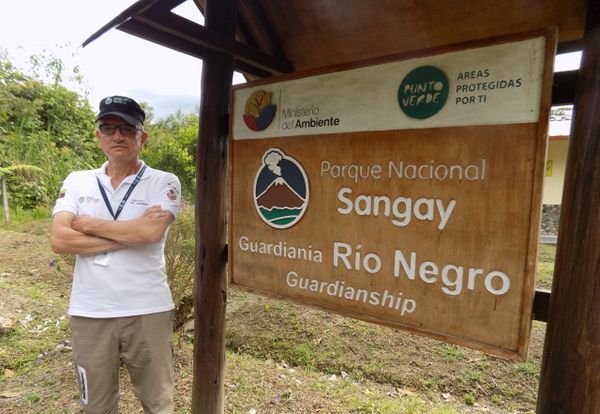 Ángel Palacios, guardaparque en el Parque Nacional Sangay