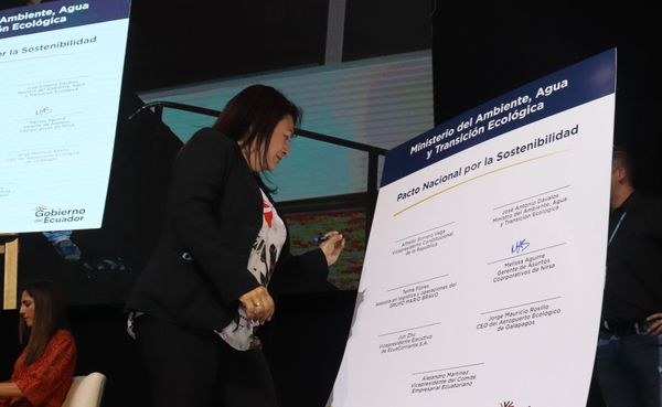 Firma Pacto Nacional por la Sostenibilidad