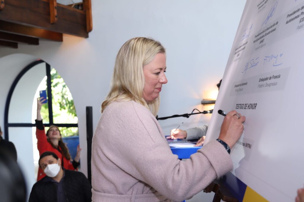 La comisaria europea de Asociaciones Internacionales de la UE, Jutta Urpilainen