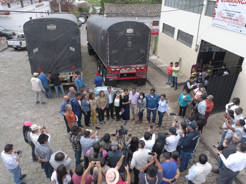Exportación de guarango desde Carchi e Imbabura