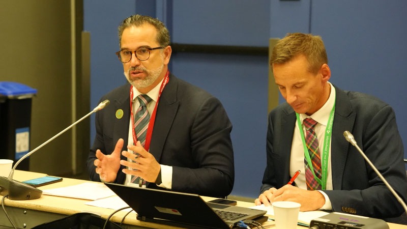 Gustavo Manrique en la COP15 de Montreal