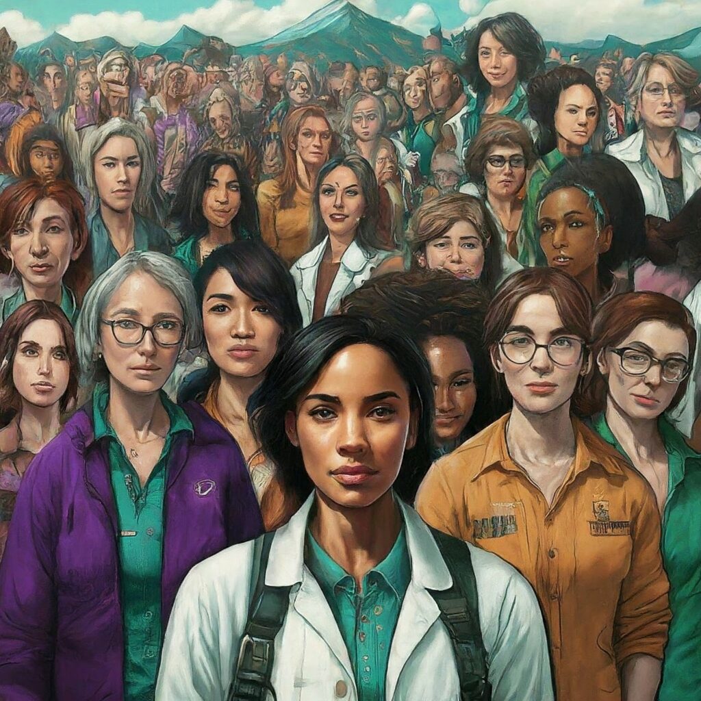 Ilustración Un 11 de febrero de Científicas, mujeres y niñas libres!