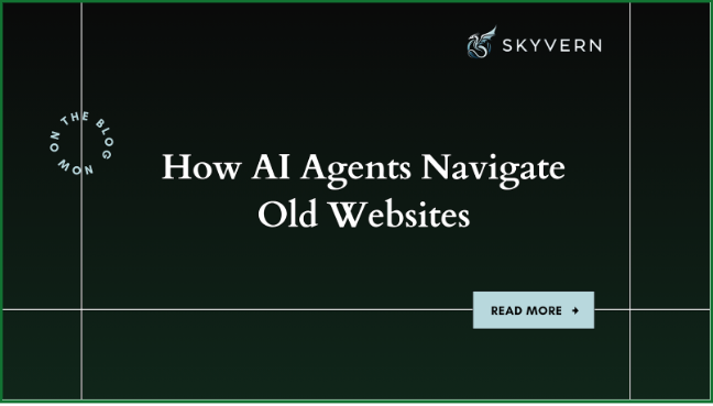 How AI Agents Navigate Old Websites