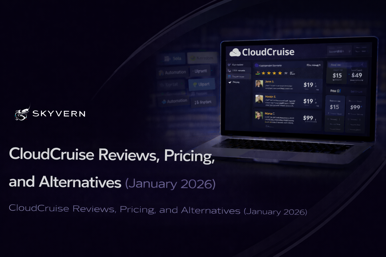 CloudCruise Reviews, Pricing, and Alternatives (January 2026)
