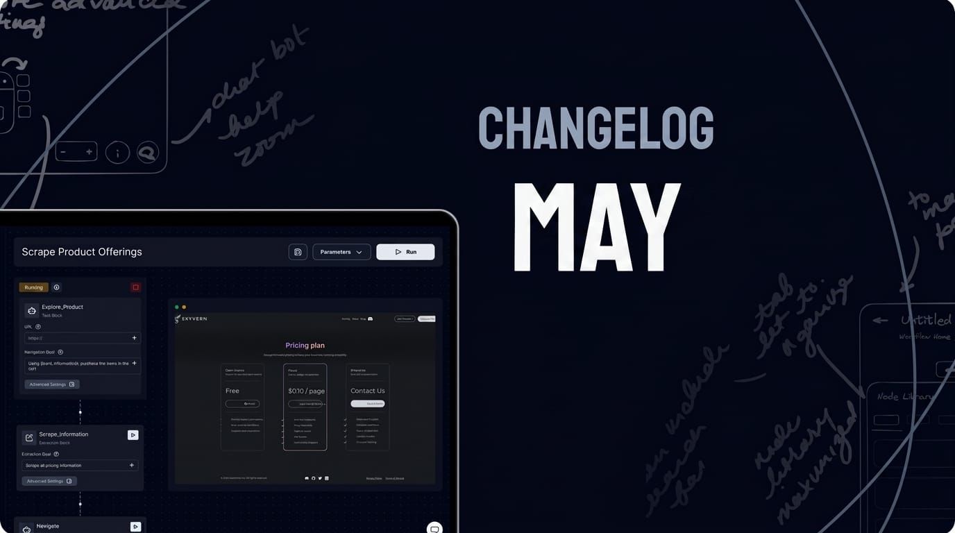 Skyvern Changelog — April & May 2026