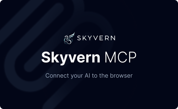 Skyvern MCP Server: let agents control your browser