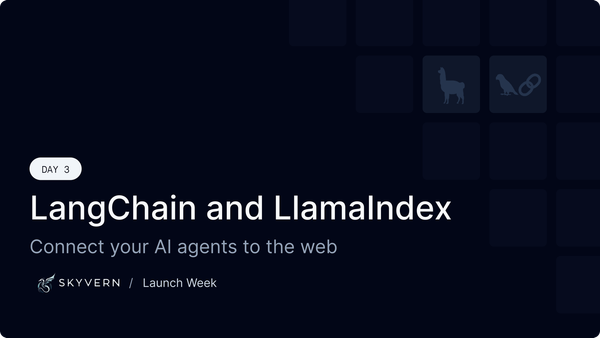 Surprise Launch week – Day 3 - LangChain + LlamaIndex support is here!