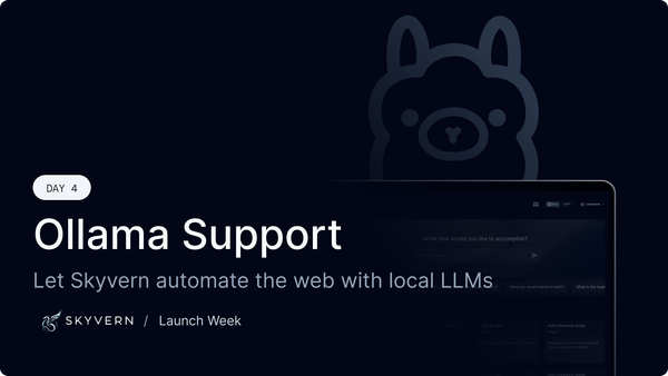 Surprise Launch Week - Day 4 - Ollama Support