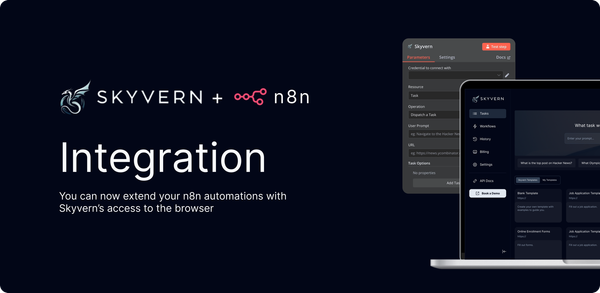 New Drop: Skyvern x N8N Cloud