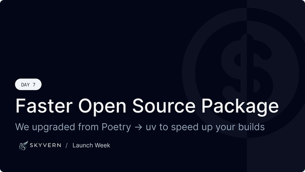 Launch Week - Day 7 - Faster Open Source Package