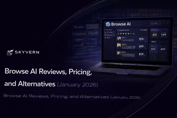 Browse AI Reviews, Pricing, and Alternatives (January 2026)