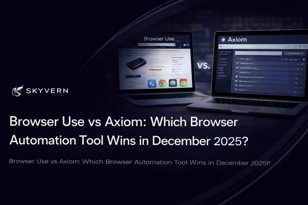 Browser Use vs Axiom: Which Browser Automation Tool Wins in December 2025?