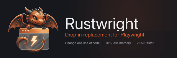 Rustwright: Playwright rewritten in rust that occupies 70% less memory (and is 2.55x faster)