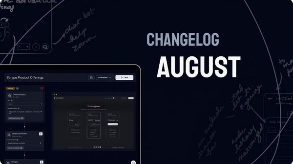 Skyvern August Changelog: Building Agents just got 10x easier