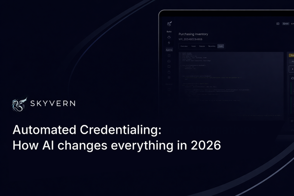 Automated  Credentialing: How AI changes everything
