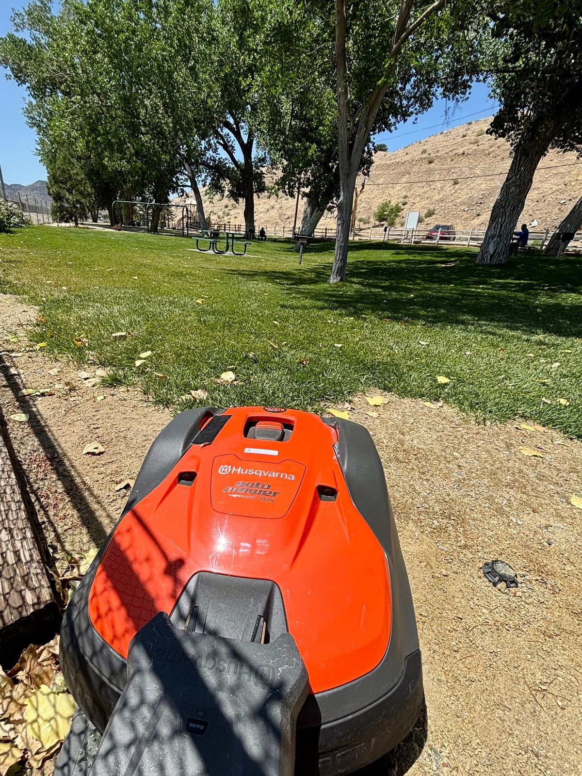 First Lyon County Robotic Mower in Dayton
