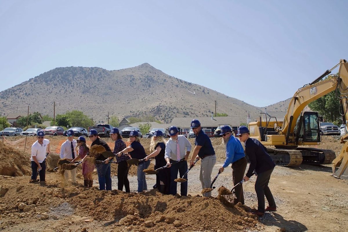 Groundbreaking for the New Virginia City Combined Schools Project