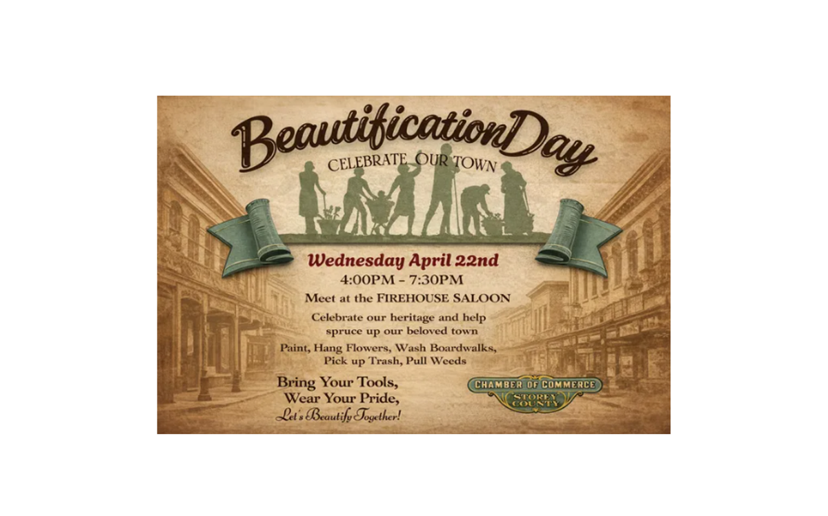 Join Beautification Day April 22 in Virginia City