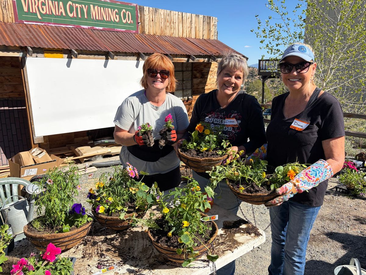 Beautification Day Gives Virginia City a Fresh Look